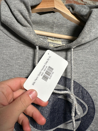 90s Penn State Hoodie Grey Sz XL