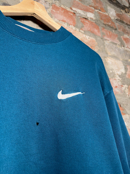 90s Nike Teal Crewneck Sz L