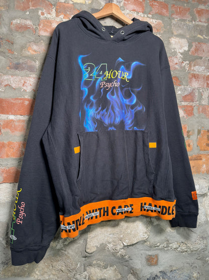 Heron Preston 24 Hour Psyco Hoodie Sz L