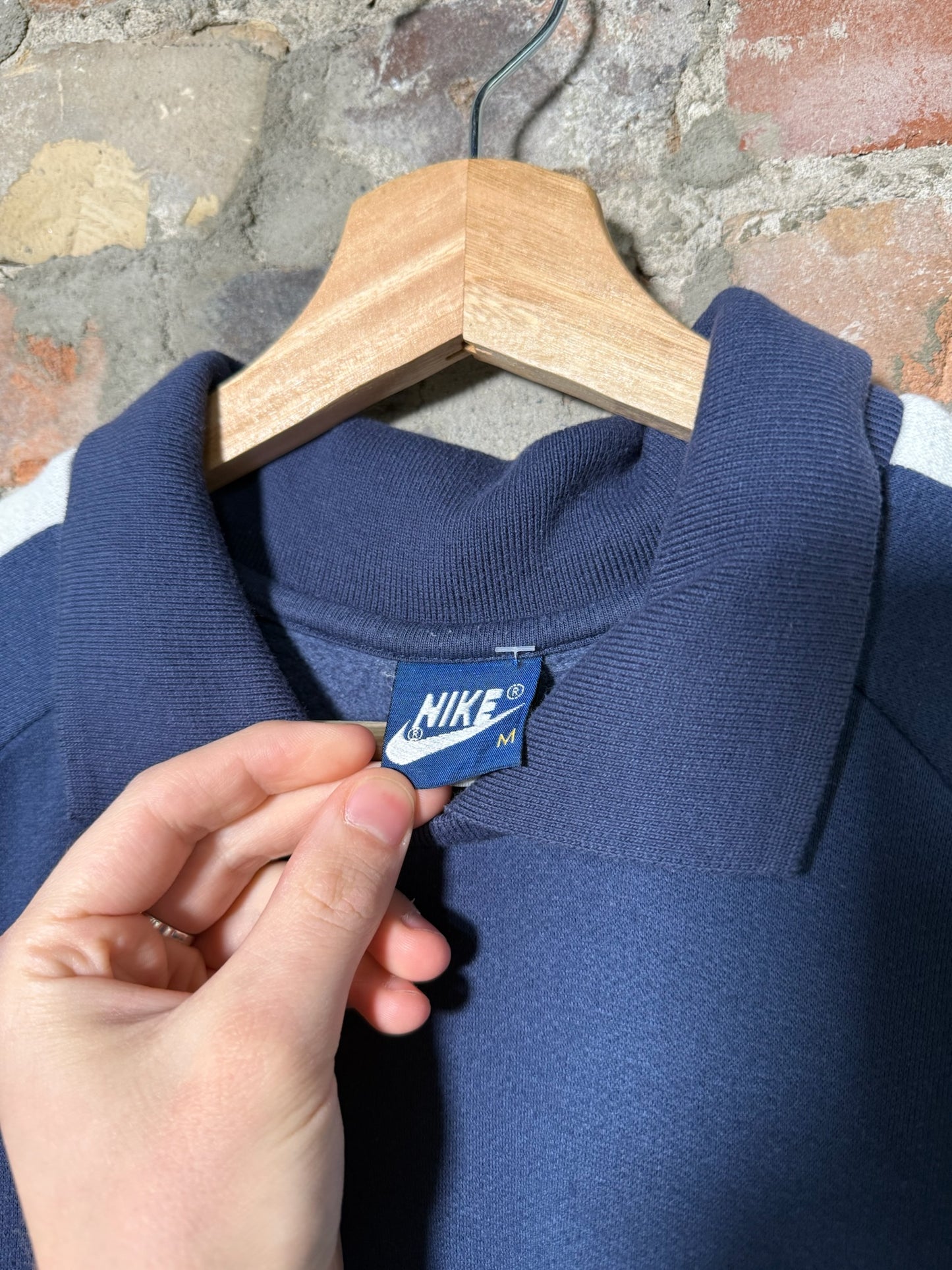 80s Nike Navy Pullover Sweater Sz M