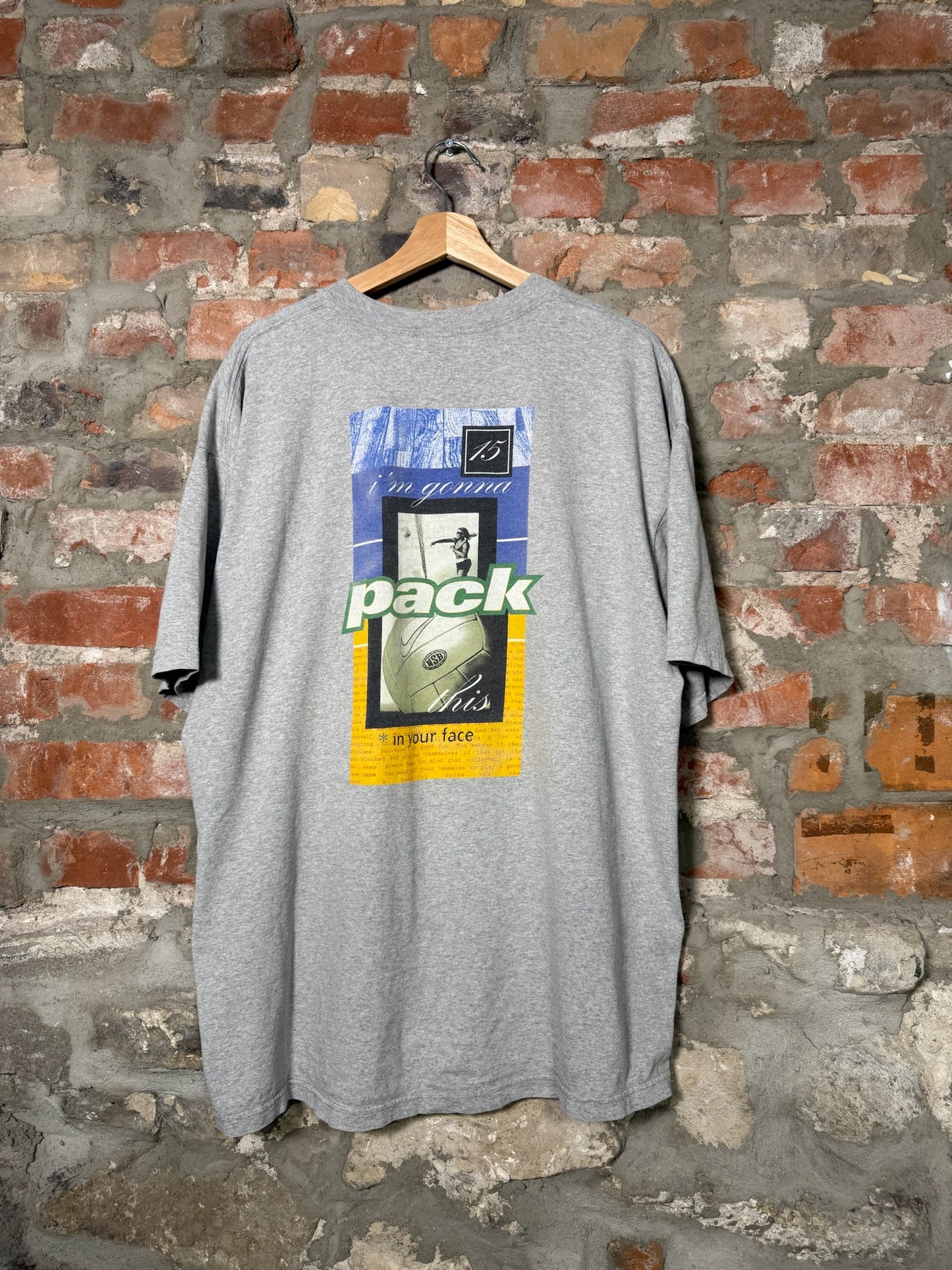 00s Nike Pay Attention Sweatie Tee Sz XL