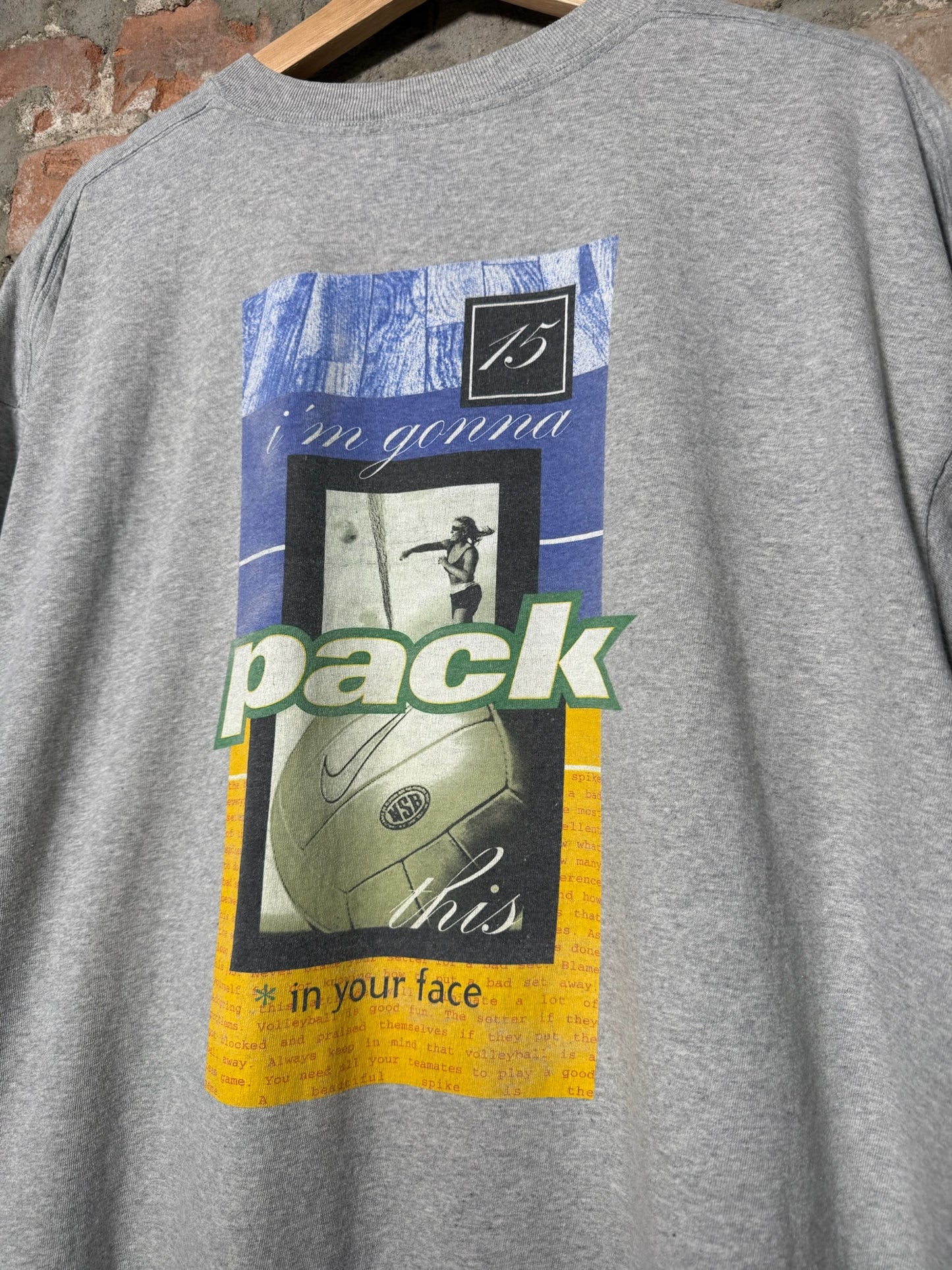 00s Nike Pay Attention Sweatie Tee Sz XL