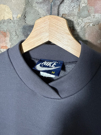 80s Nike Grey/Purple Pullover Sweater Sz M