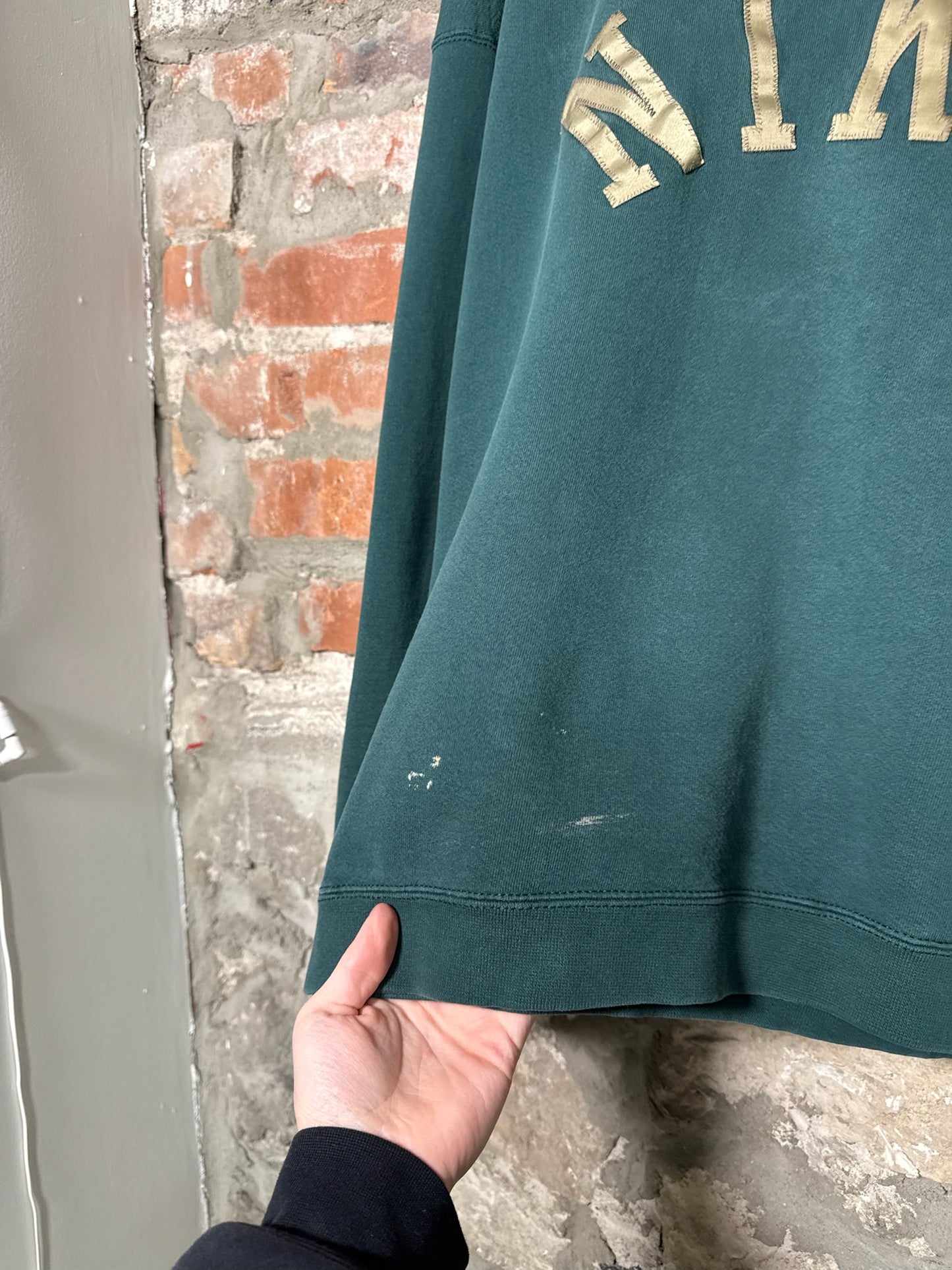 90s Nike Arc Spellout Crewnweck Green Sz XXL