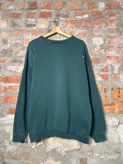 90s Nike Arc Spellout Crewnweck Green Sz XXL