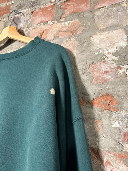 90s Nike Arc Spellout Crewnweck Green Sz XXL