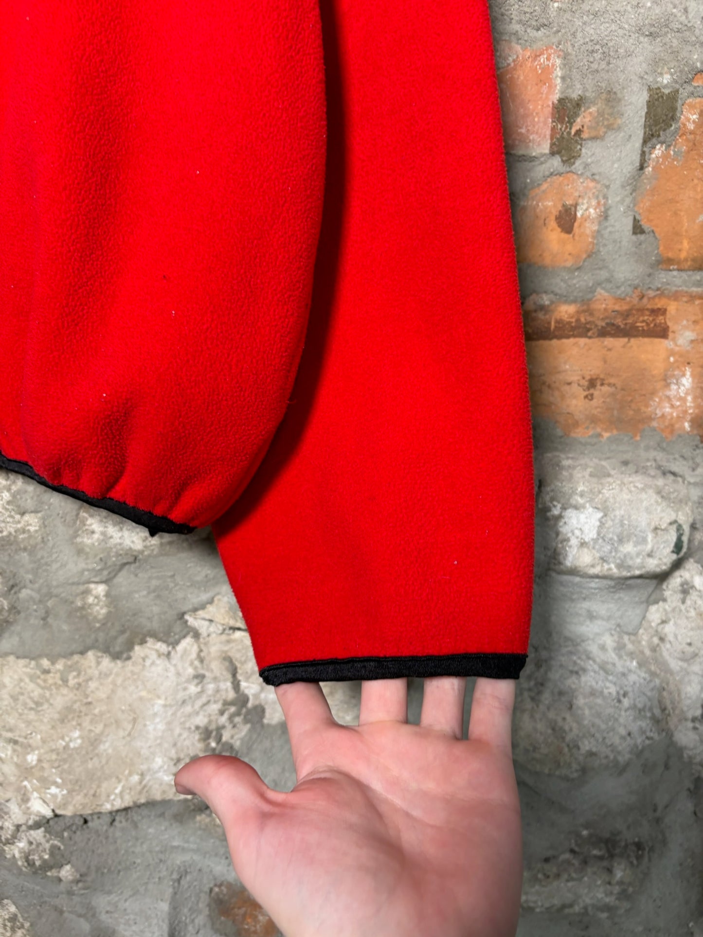 90s Marlboro Button Up Fleece Red Sz L