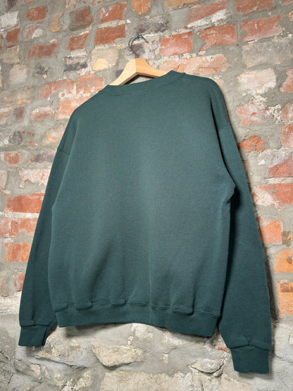 90s National Sportsman Crewneck Forrest Green Sz M