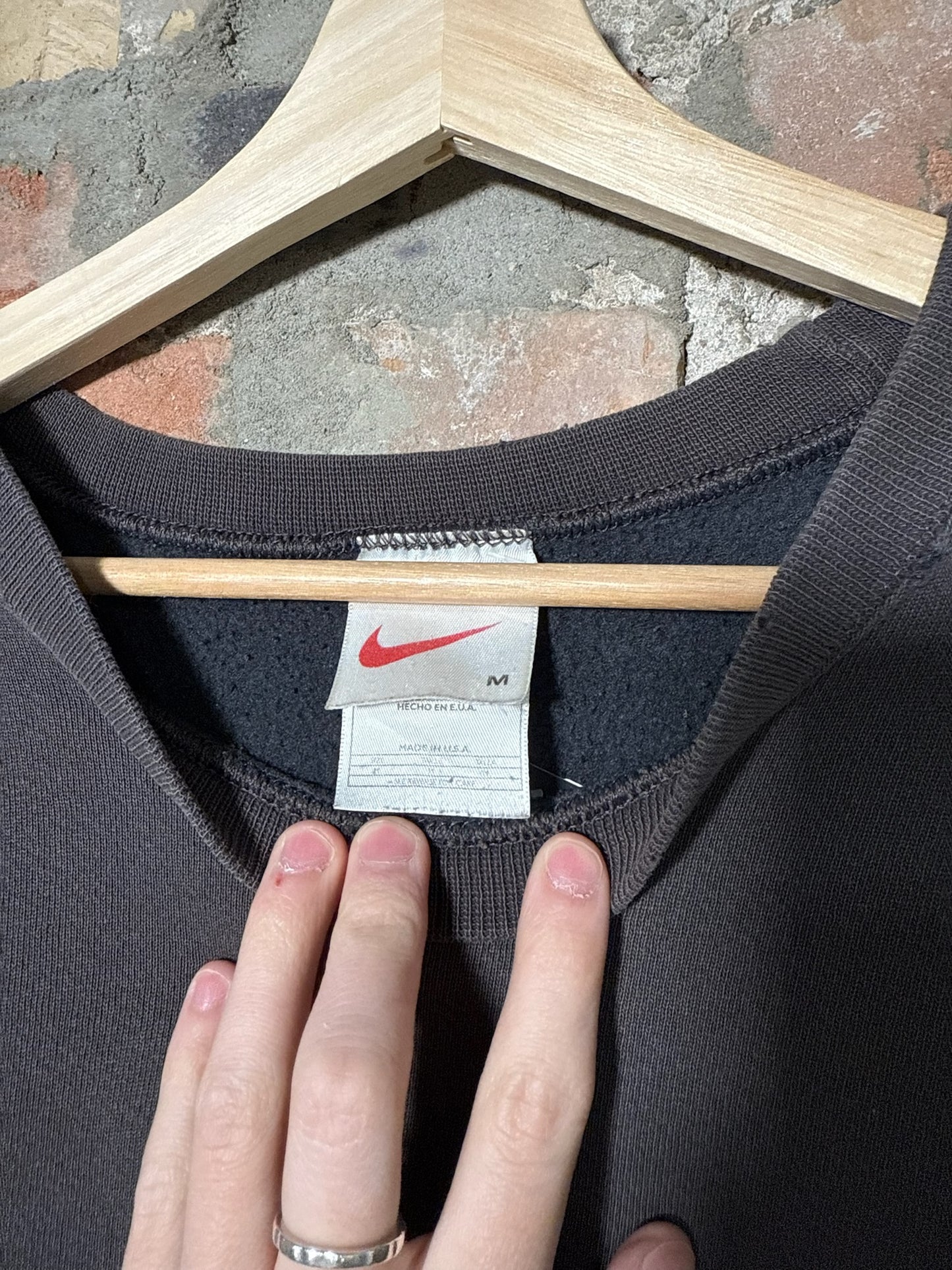 90s Nike Faded Mocha Crewneck Sz M