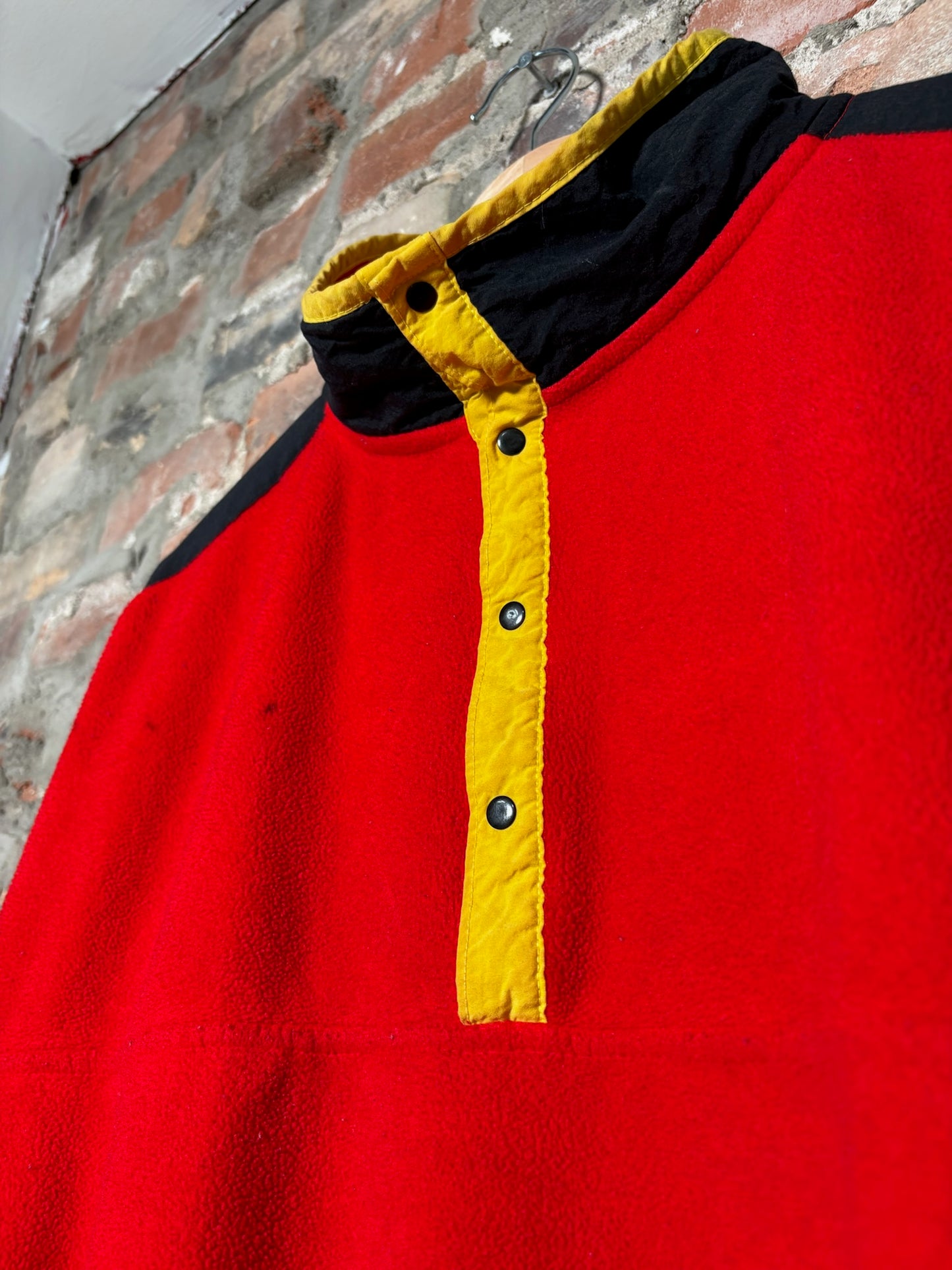 90s Marlboro Button Up Fleece Red Sz L