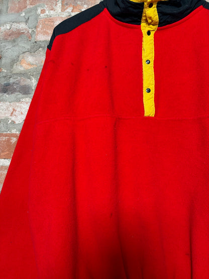 90s Marlboro Button Up Fleece Red Sz L