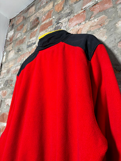 90s Marlboro Button Up Fleece Red Sz L
