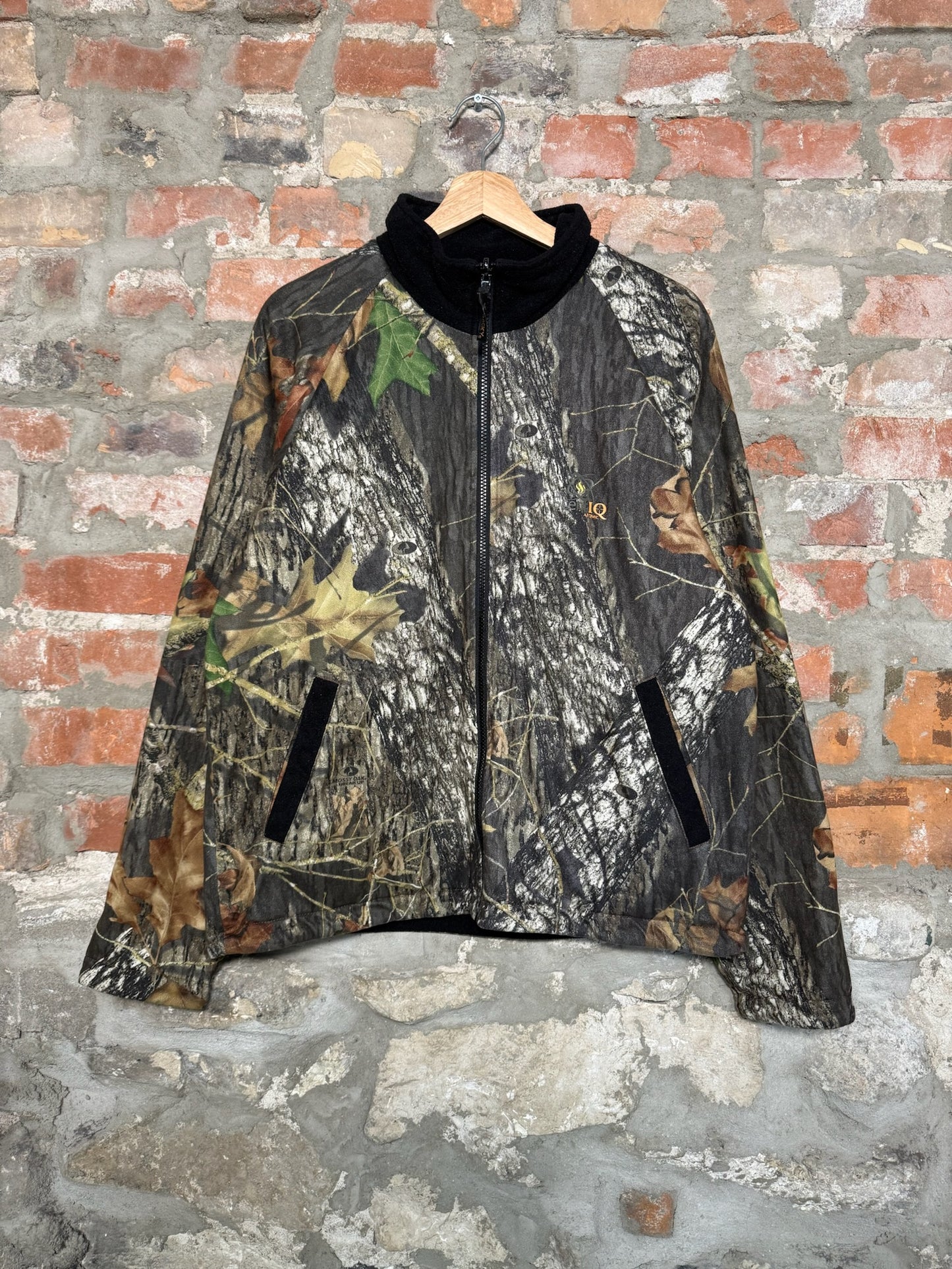 (L) Vtg Rocky Mossy Oak Zip Up Fleece Jacket