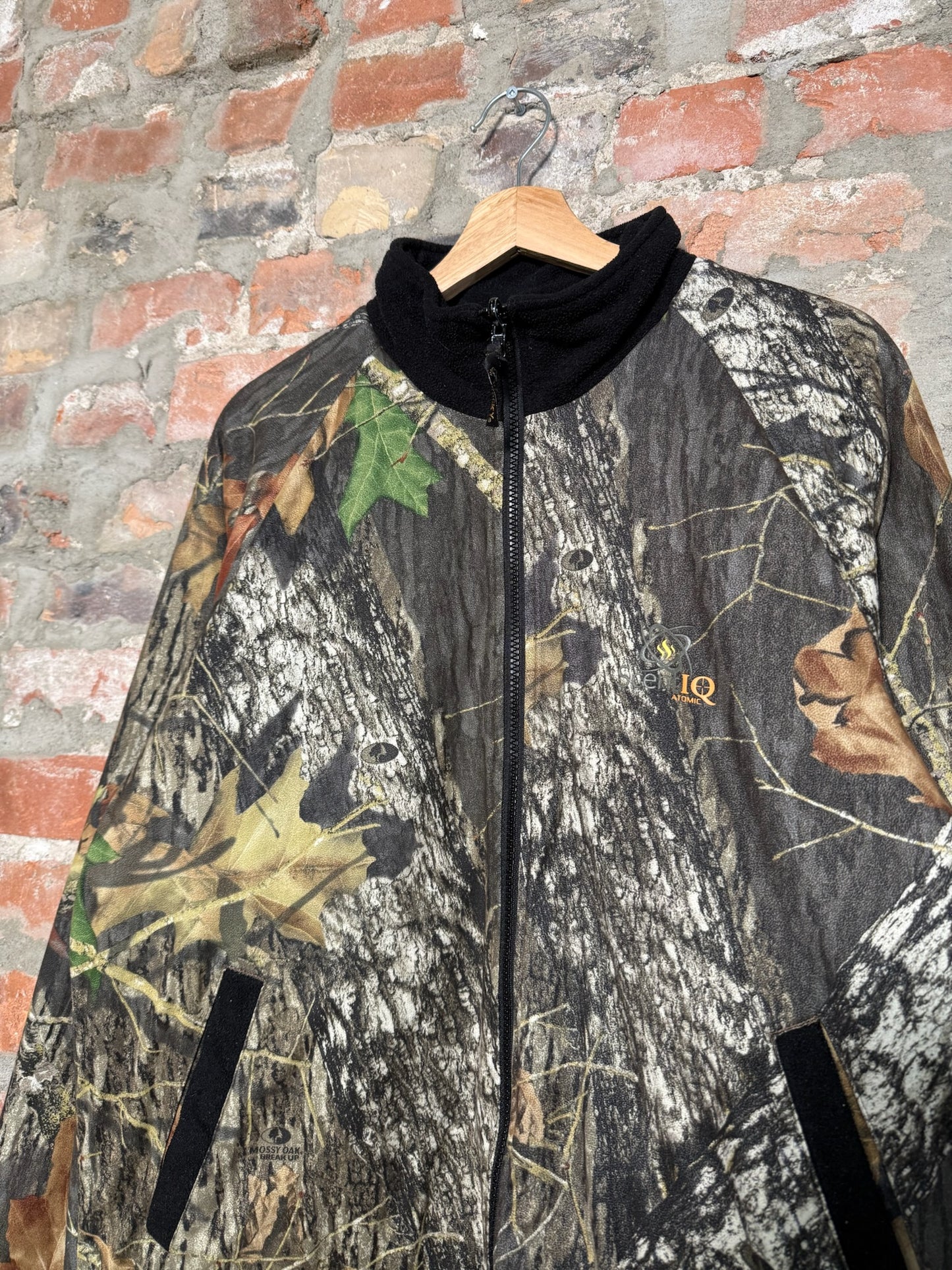 (L) Vtg Rocky Mossy Oak Zip Up Fleece Jacket