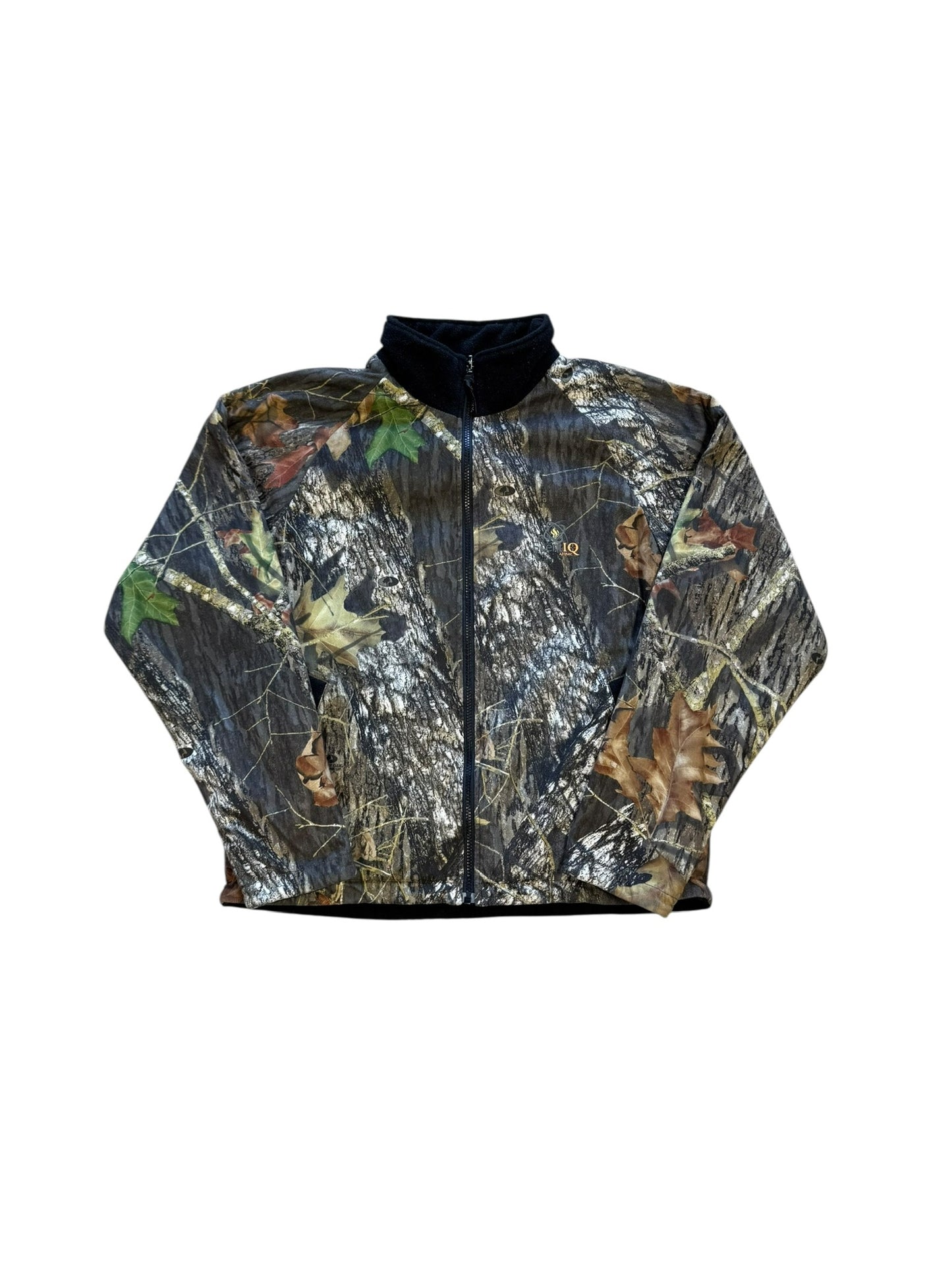 (L) Vtg Rocky Mossy Oak Zip Up Fleece Jacket