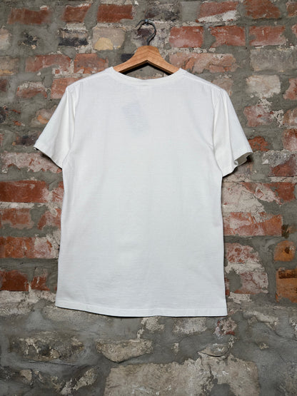 Bape Shark Green Glitter Tee White Sz S