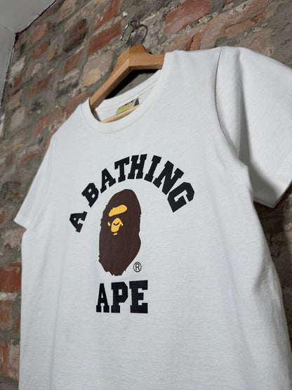Bape ABC White Tee Sz S