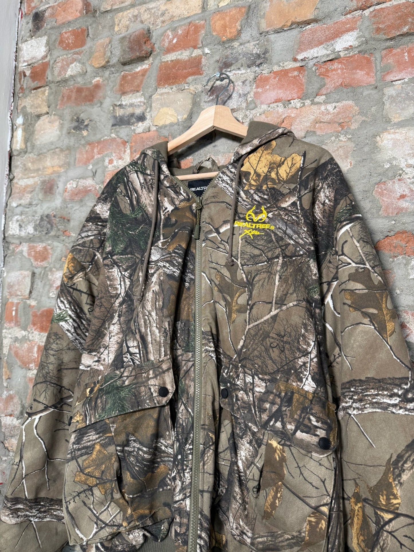 (XL) 00s Real Tree Camo Hooded Jacket