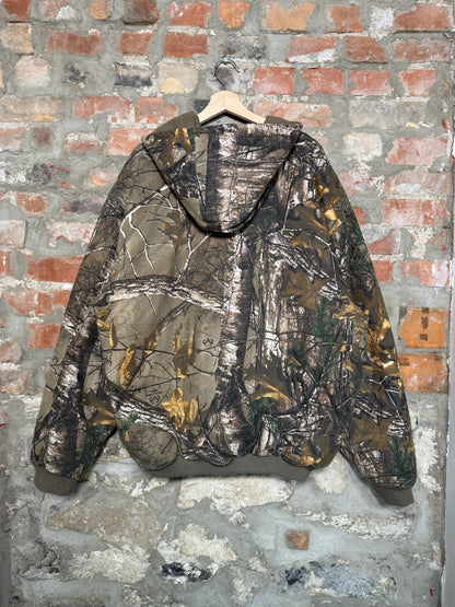 (XL) 00s Real Tree Camo Hooded Jacket