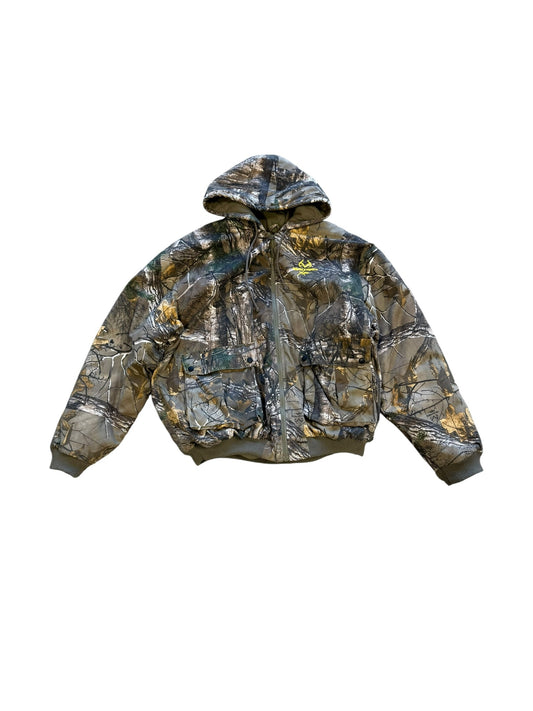 (XL) 00s Real Tree Camo Hooded Jacket