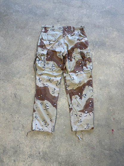(M) Vtg Military Desert Camo Cargo Pants