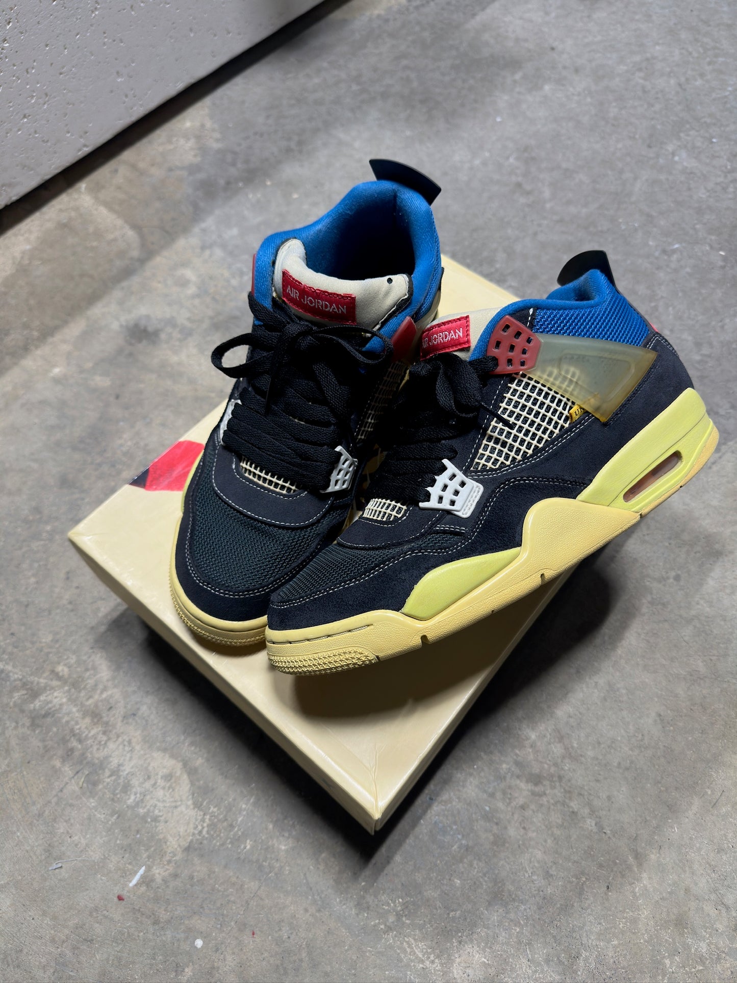 Jordan 4 Union Off Noir Sz 10M