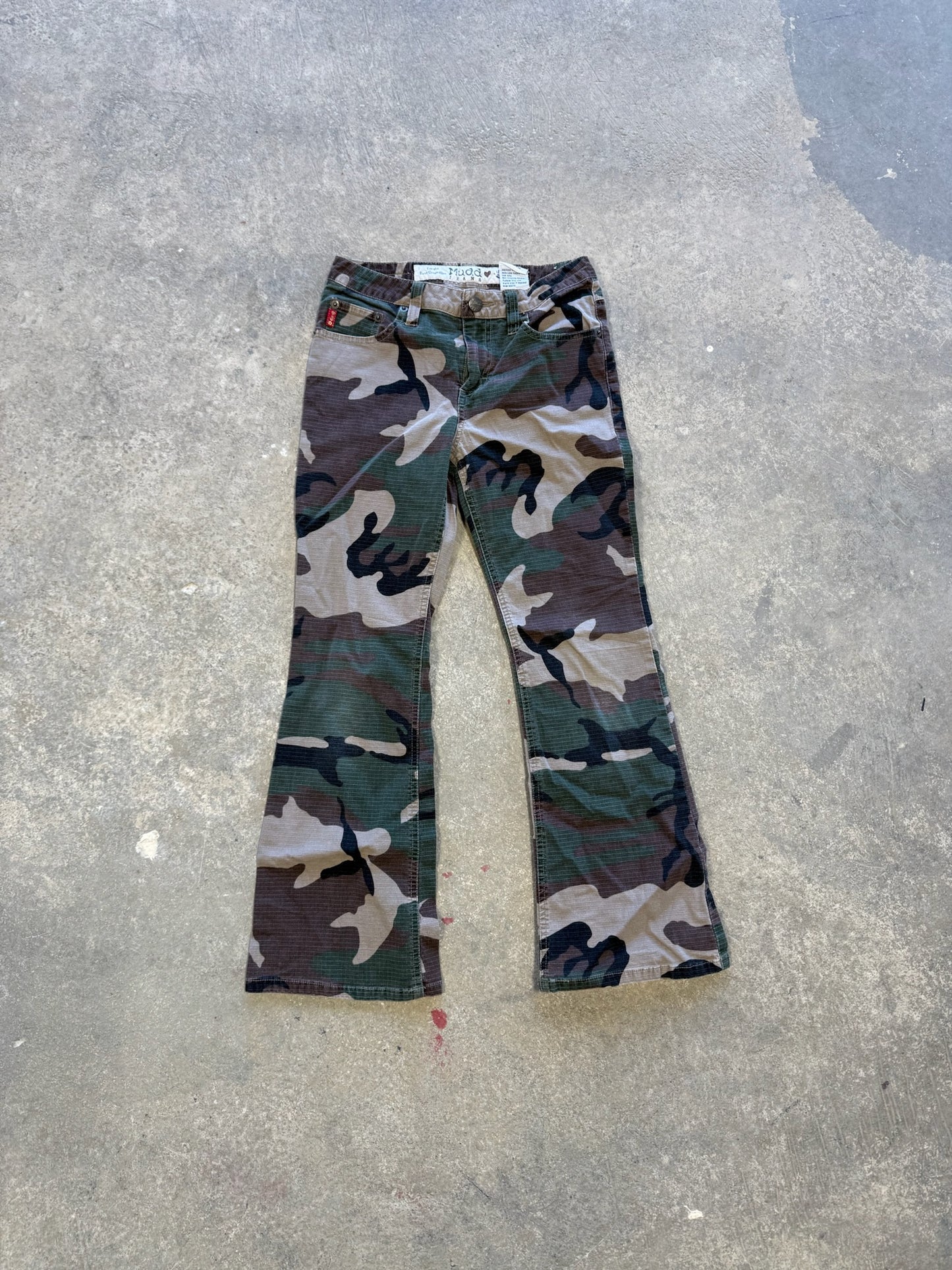 (XS) Vtg Mudd Military Camo Pants