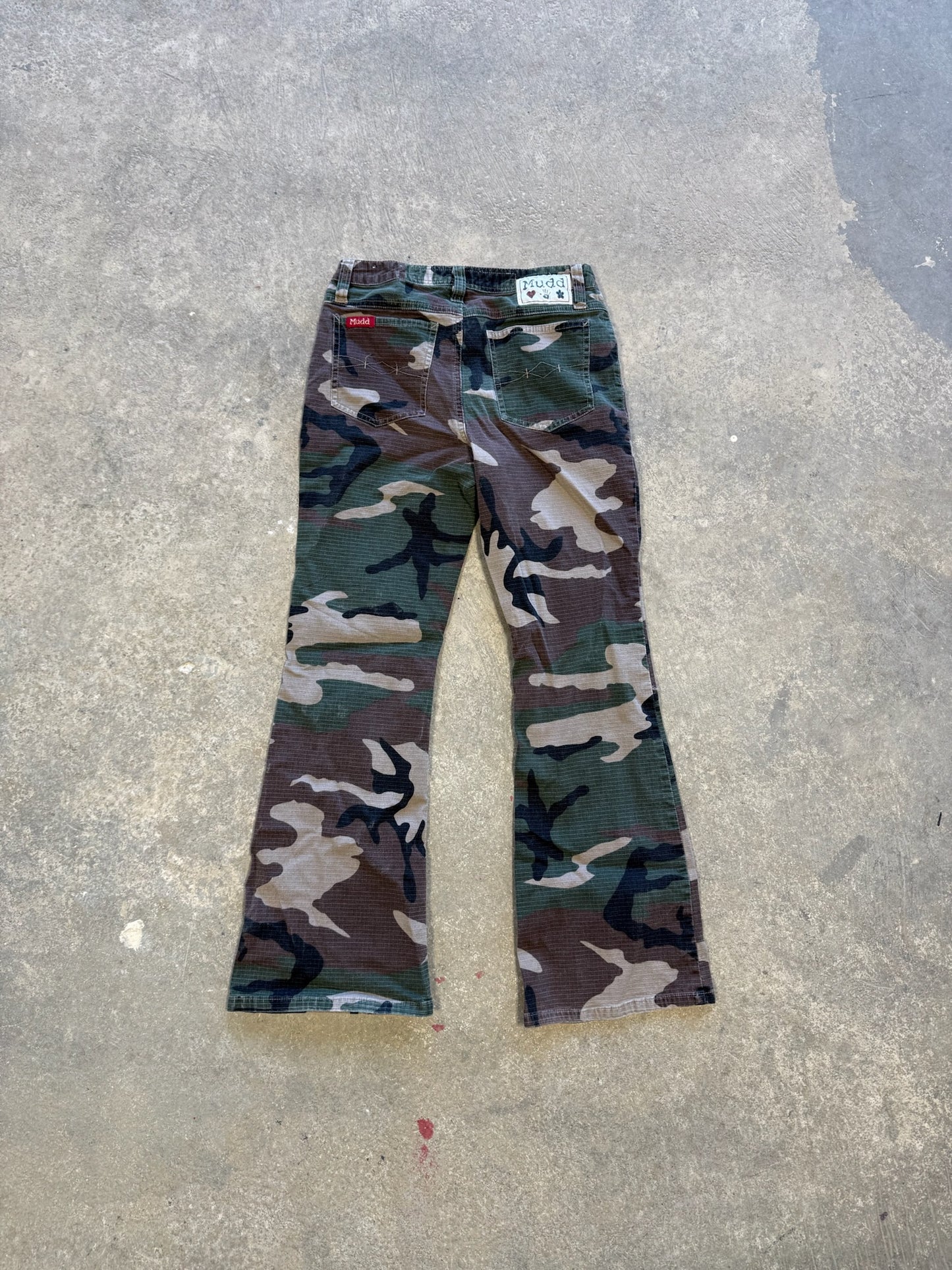 (XS) Vtg Mudd Military Camo Pants