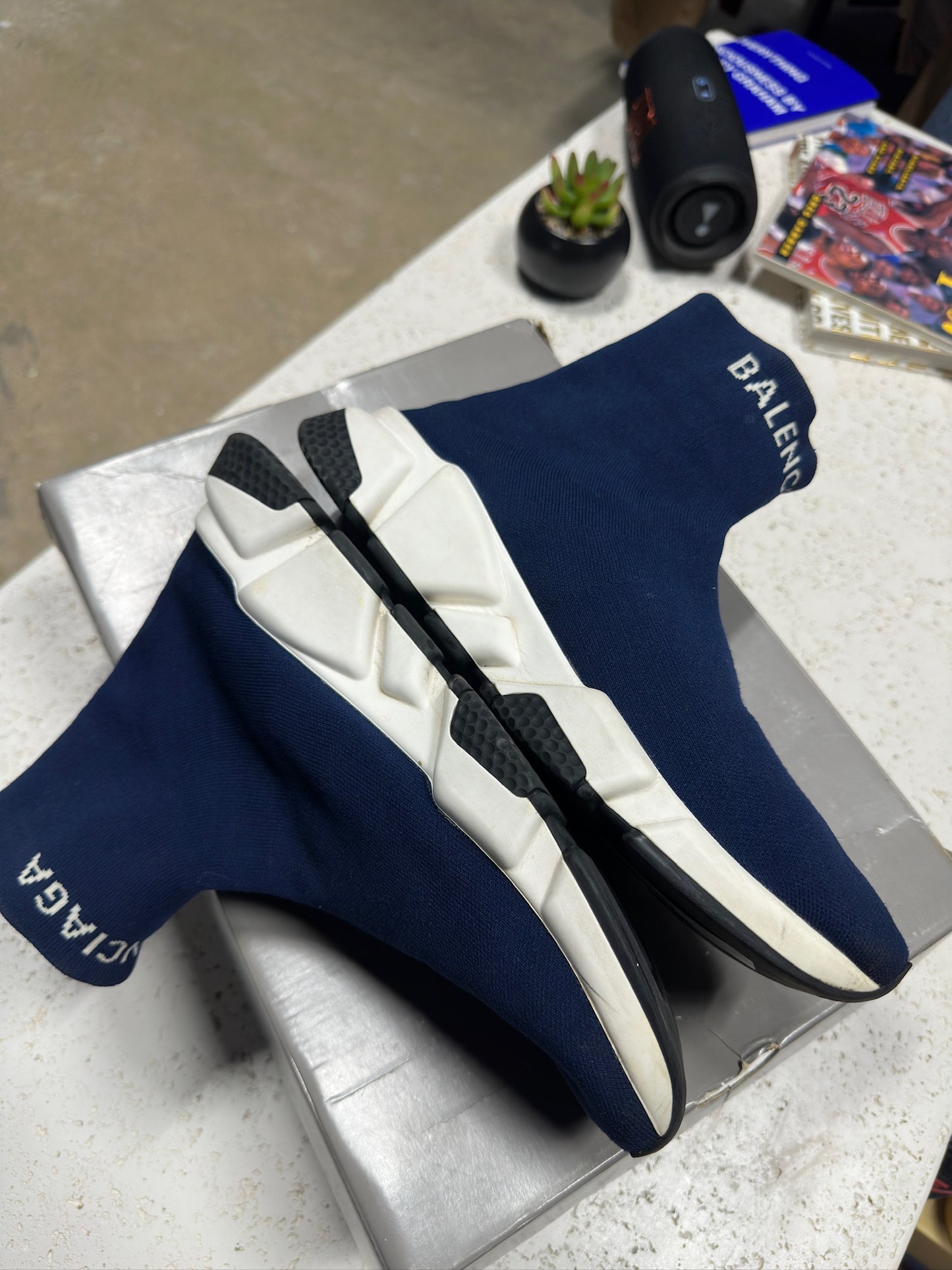 Balenciaga Speed Trainer Navy Sz 10M (43UK)