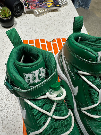 Nike x Off White Mid Pine Green Sz 8M