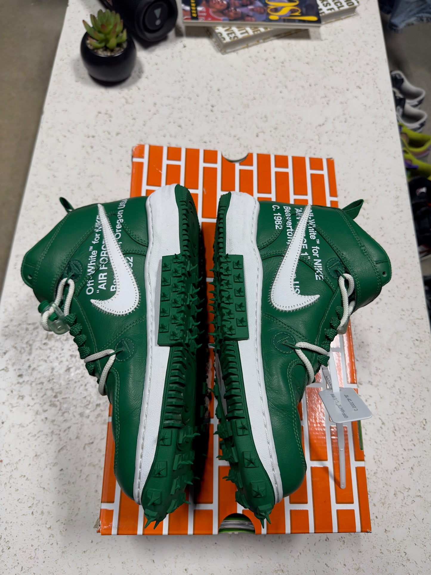 Nike x Off White Mid Pine Green Sz 8M