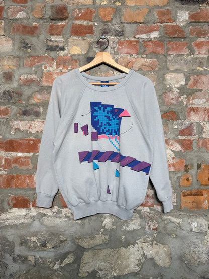 (M) 90s Ocean Pacific Shapes Crewneck