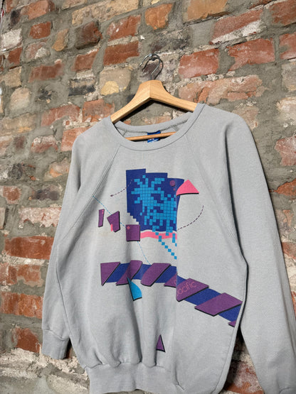 (M) 90s Ocean Pacific Shapes Crewneck