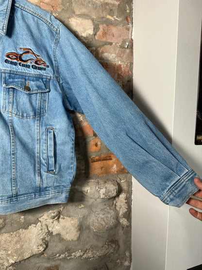 Y2K Orange County Choppers Denim Jacket Sz L
