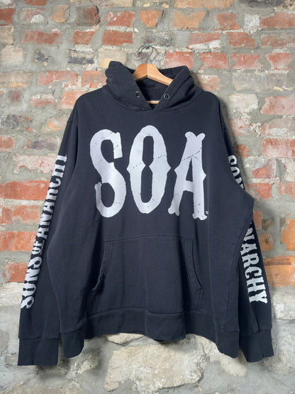 Sons Of Anarchy Hoodie Black Sz XXL