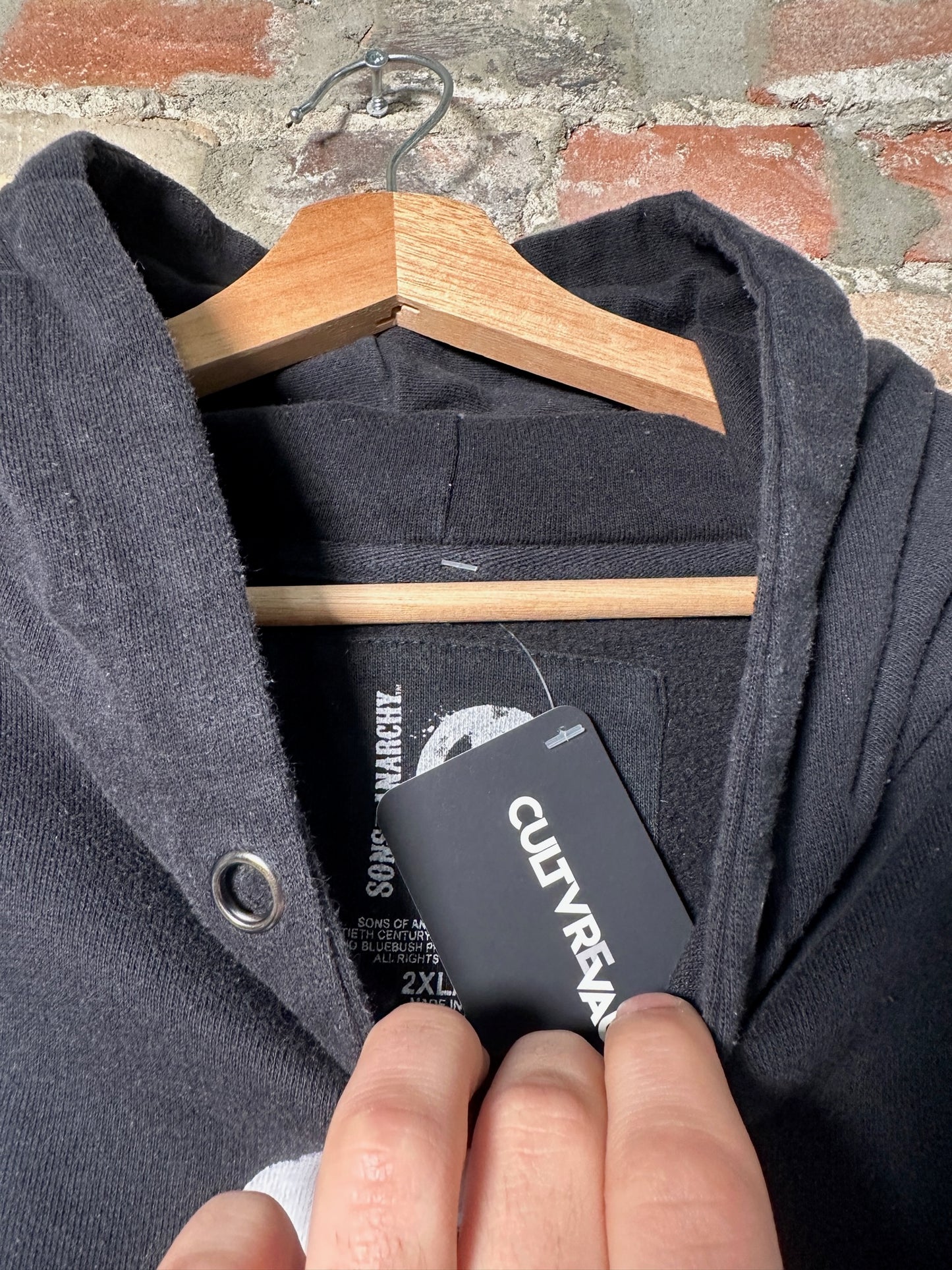 Sons Of Anarchy Hoodie Black Sz XXL