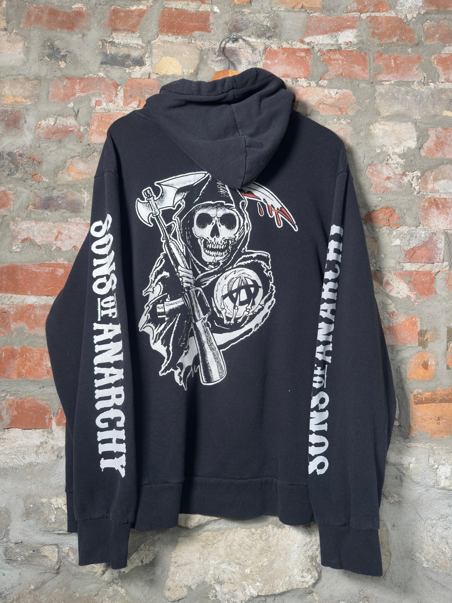 Sons Of Anarchy Hoodie Black Sz XXL