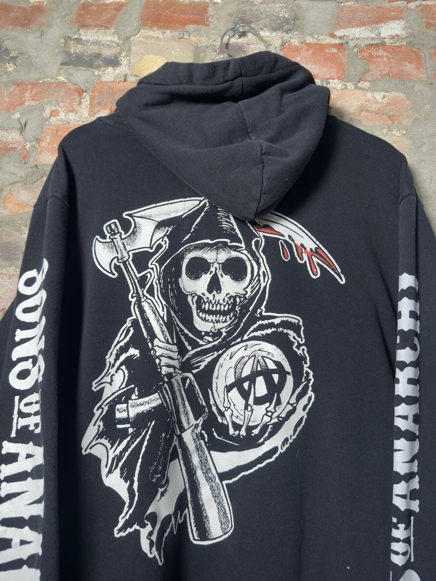 Sons Of Anarchy Hoodie Black Sz XXL
