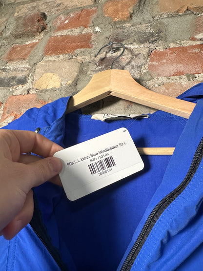 90s L.L Bean Blue Windbreaker Sz L