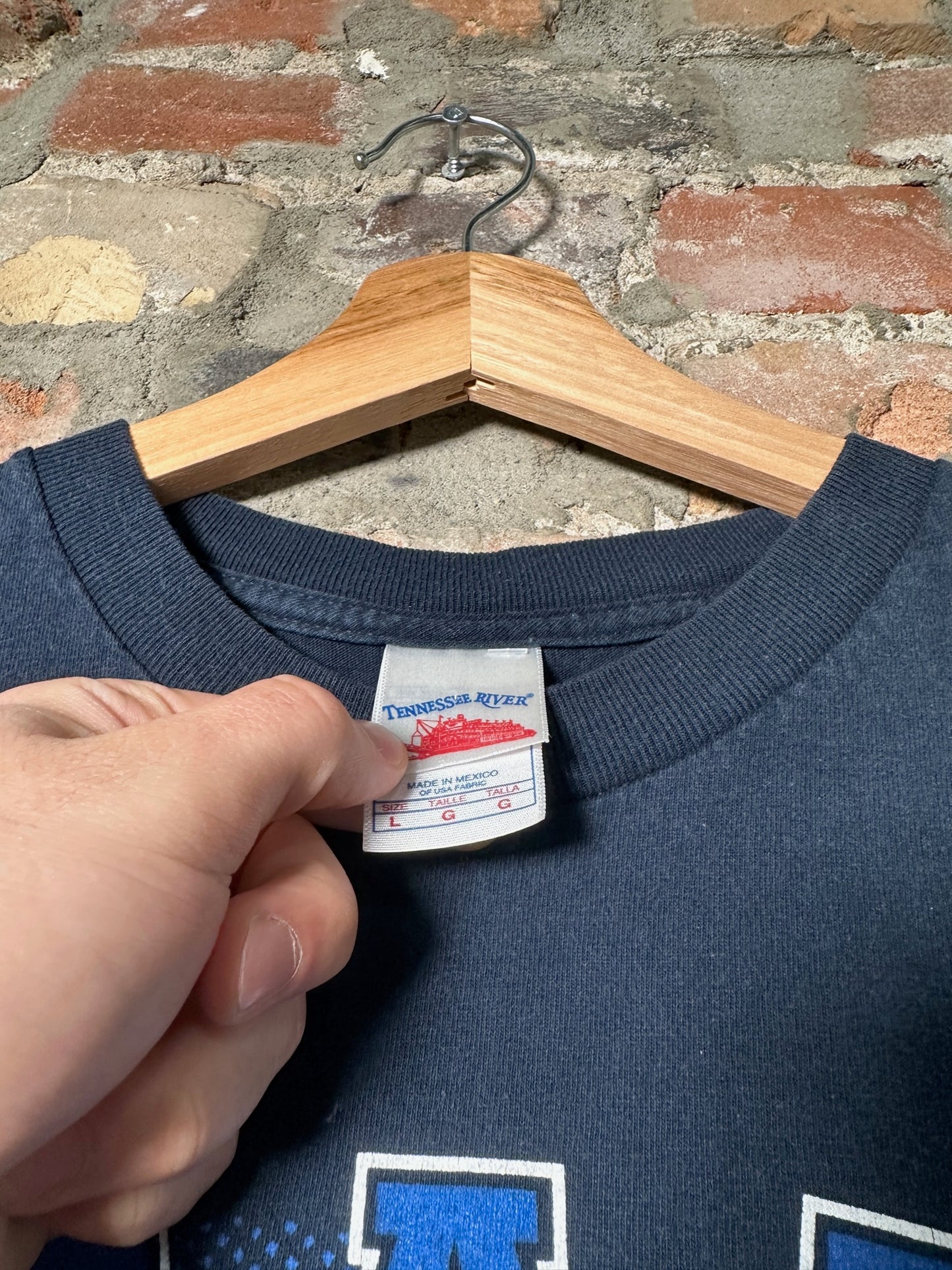 00s Toronto Maple Leafs Tee Navy Sz L