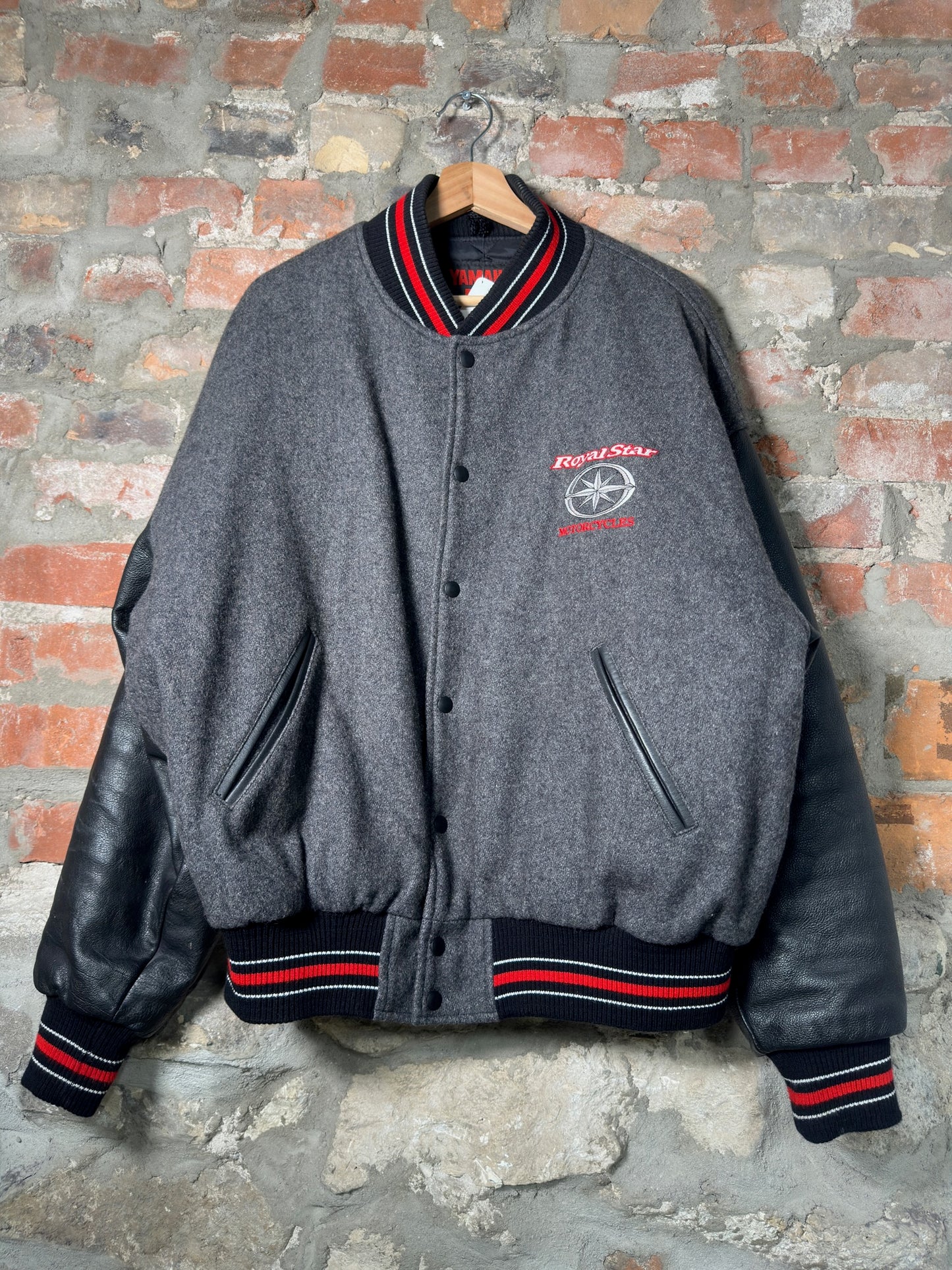 Vtg Royal Star Motorcycles Varsity Jacket Sz XL