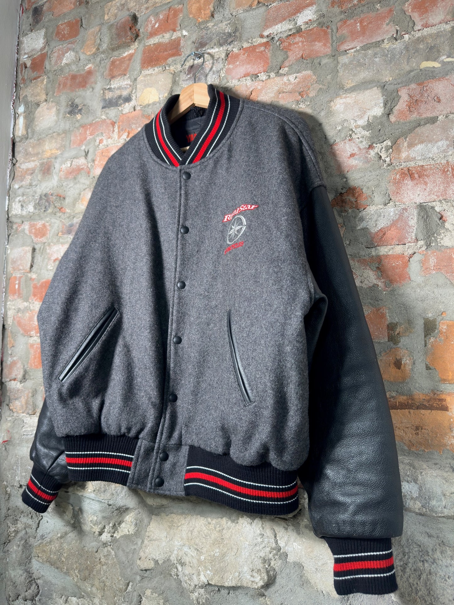 Vtg Royal Star Motorcycles Varsity Jacket Sz XL