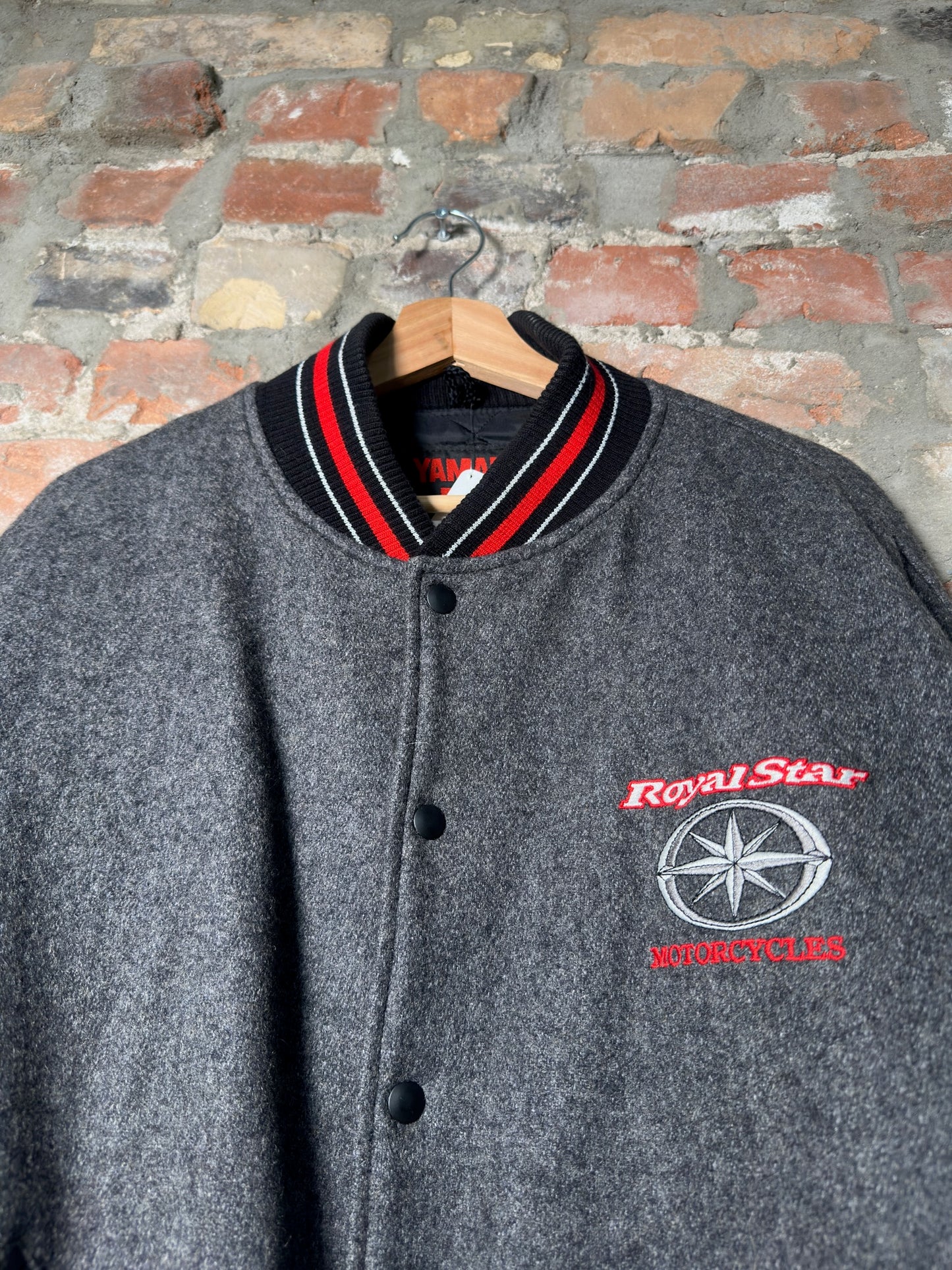 Vtg Royal Star Motorcycles Varsity Jacket Sz XL