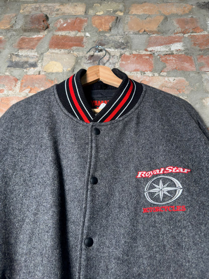 Vtg Royal Star Motorcycles Varsity Jacket Sz XL