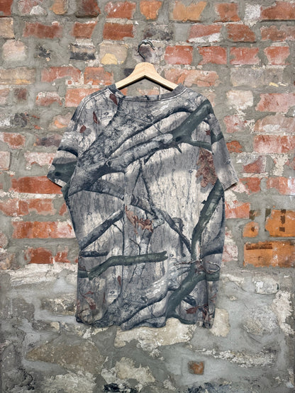 (XXL) 00s Mossy Oak Camo T-Shirt