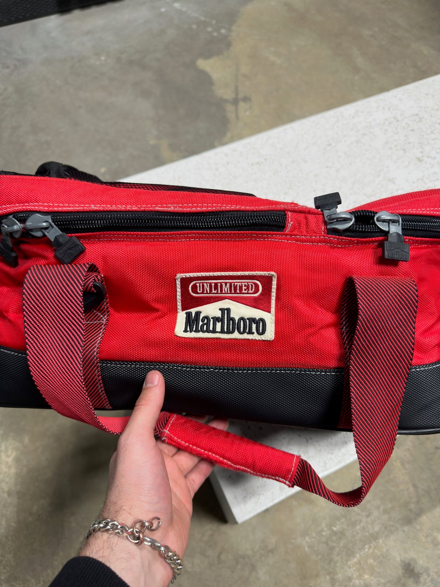 90s Marlboro Duffle Bag
