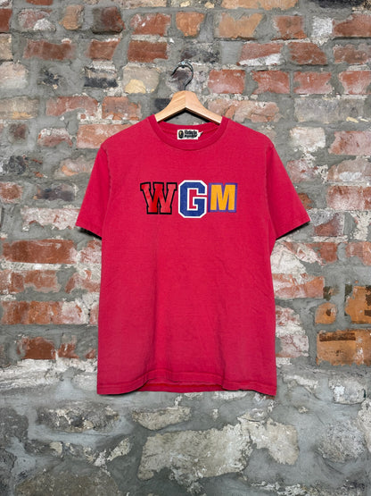 (M) Bape WGM Shark Red T-Shirt