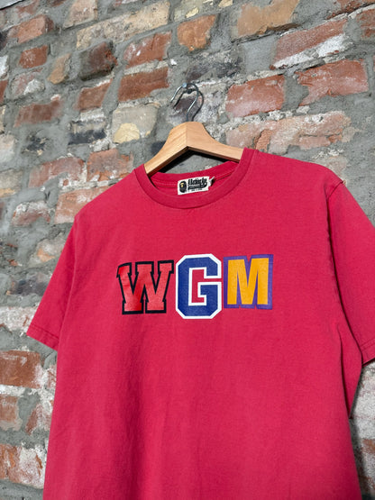 (M) Bape WGM Shark Red T-Shirt
