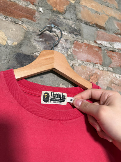 (M) Bape WGM Shark Red T-Shirt