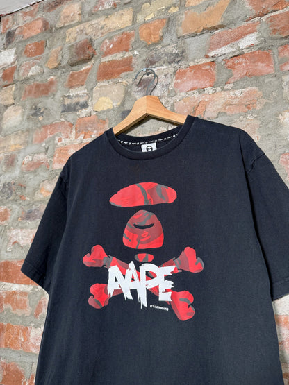 (XL) AAPE Skull & Bones T-Shirt
